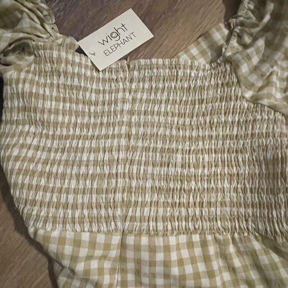 Gingham Wide-Leg Jumpsuit - Picture 2 of 2